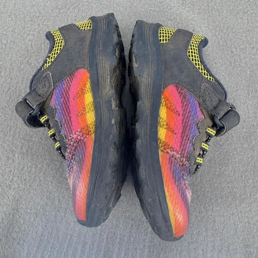 Merrell Kids Bare Steps Rainbow Trail Shoes Hook Loop US 10